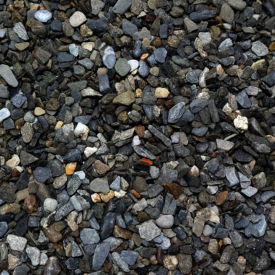 DECOTOP Onyx - Природный тёмный гравий, 2-10 мм, 1.5 кг/1 л